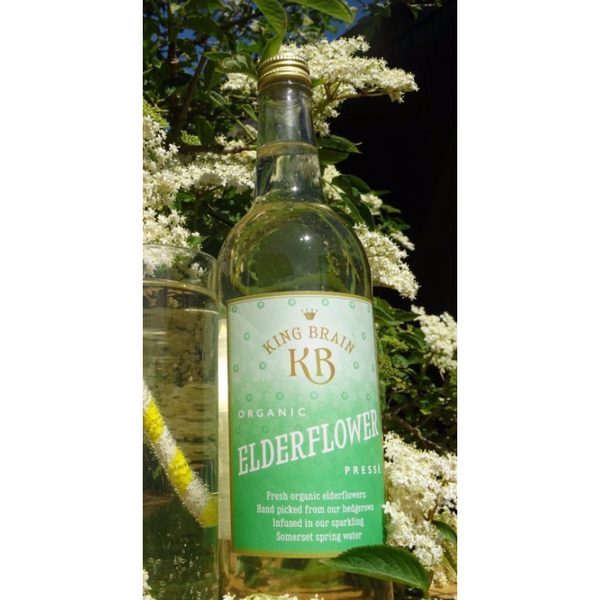 Elderflower presse King Brain Somerset Sparkling Organic The