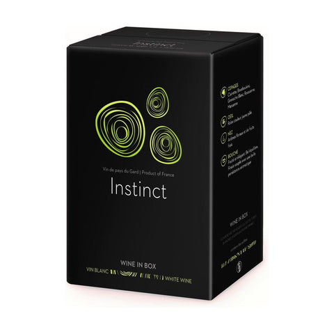 Instinct Blanc - Bag in Box Wine - 10L - Cellier Des Chartreux - IGP Gard - France
