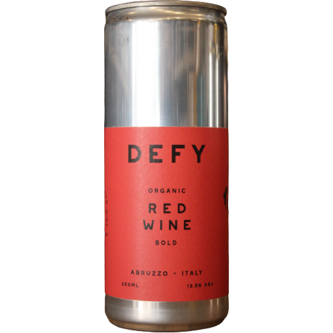 Defy Organic Canned Wine - Red - 250ml